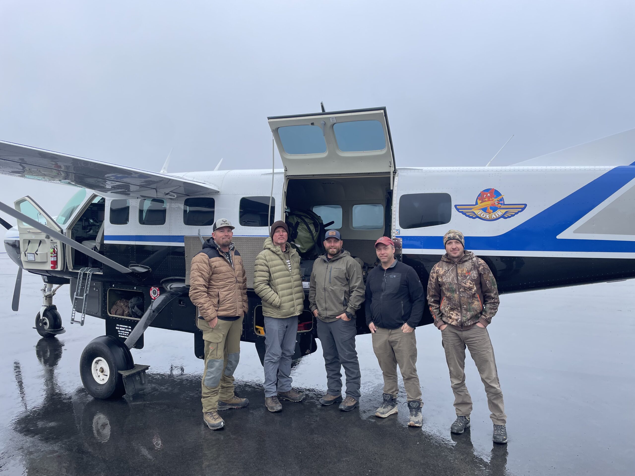 Fox Air's Cessna 208 Caravan on its maiden voyage.